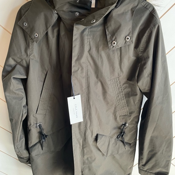 Cole Haan Jackets & Blazers - Cole Haan Faux Fur Hooded Convertible Jacket
